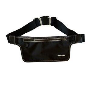 Marika Sleek Black Running Bag for Men